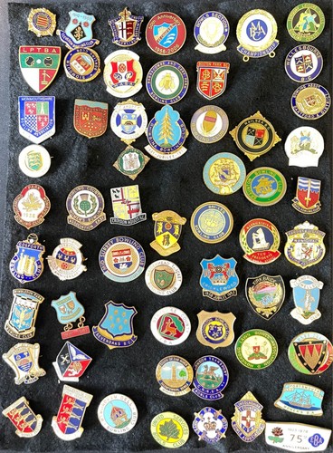 Bowls club badges enamel - badges,