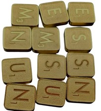 FRANKLIN MINT SCRABBLE 22K