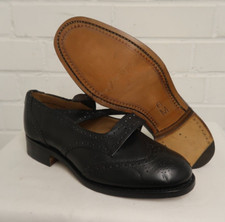 Scottish Brogues- Size: 6 Medium Shoes Black Leather Piper , British army issue
