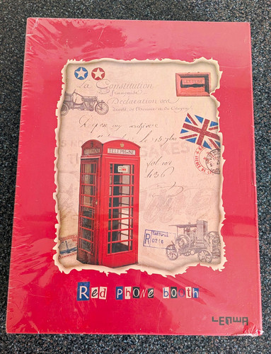 Lenwa red phone booth - "red,