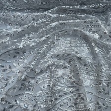 HEAVY SEQUINS LACE NET LACE