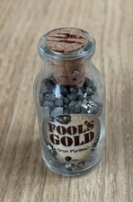 Fools gold glass bottle - in,