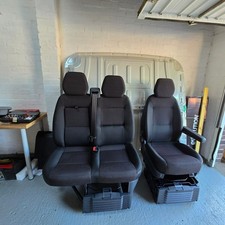 Fiat Ducato Relay Boxer Single Driver Seat Double Passenger Bench and Base