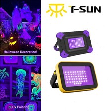 LED UV Black light Rechargeable UV Lamp Portable USB Charging Garden Party Decor