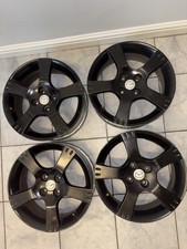 Black Gloss 16 Inch Alloy