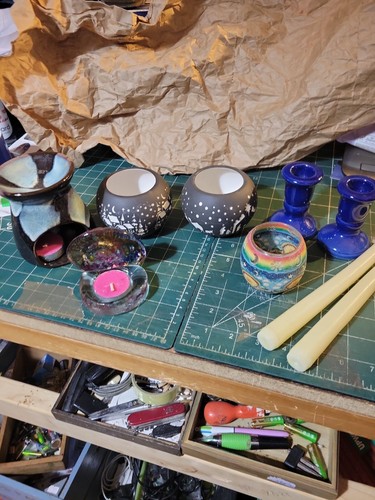 Joblot various candle holders - joblot,
