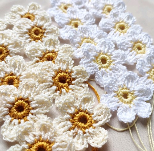 Handmade crochet flowers - handmade,