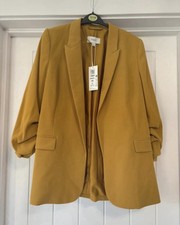 M&S size 10 dark ochre mustard