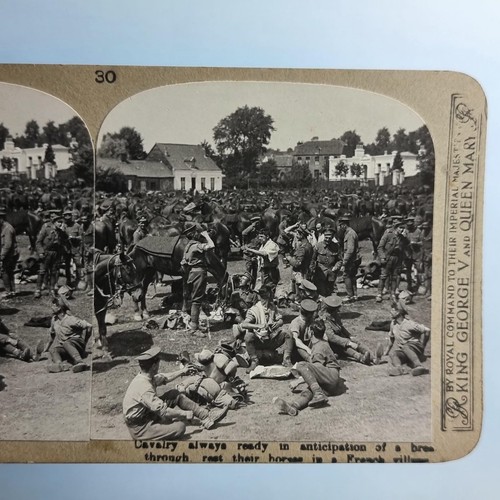 Ww1 military stereoview c1916 - military,