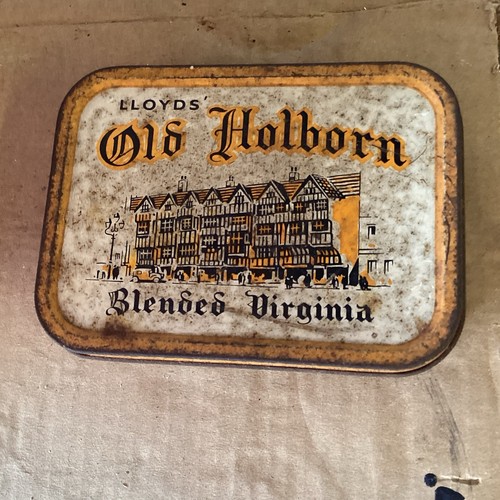 Lloyds old holborn tobacco tin - old,