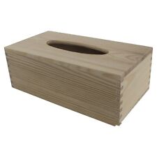 Rectangular Wooden Tissue Box