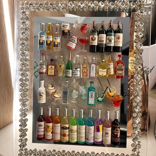 Miniature alcohol bottle - miniature,