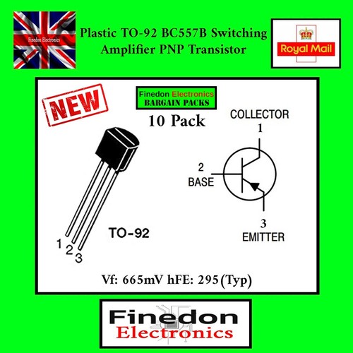 Bc557b plastic to92 low - 10,