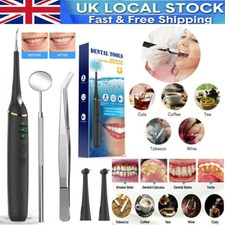 Ultrasonic Tooth Cleaner Dental Scaler Teeth Cleaning Tartar Plaque Remover Kit