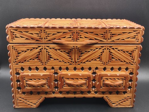 Vintage matchstick prison art - vintage,