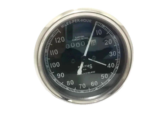 Smith 120 mph speedo - 120, black
