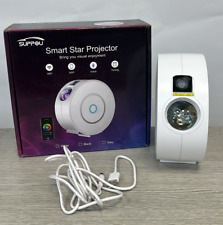SUPPOU LED Galaxy Star Projector Smart Night Light Kids Adults Decor SK20 White