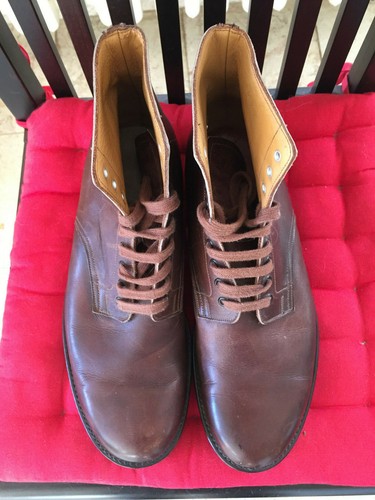 Brown service work boots - brown,