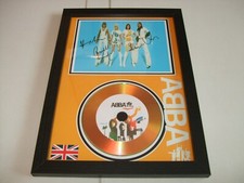 ABBA   SIGNED  FRAMED  DISPLAY