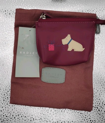 Radley burgundy small zip - , coin