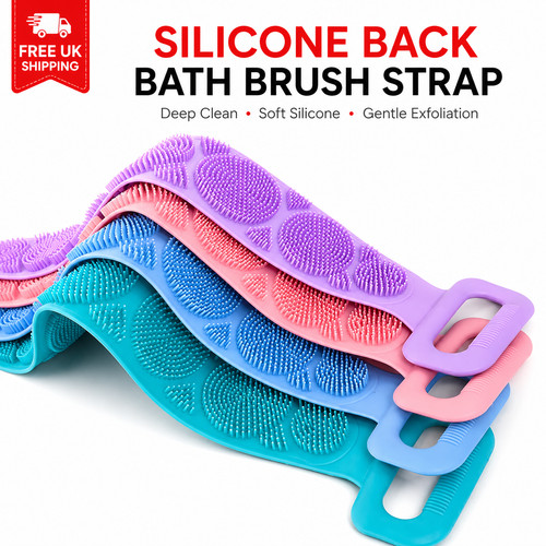 60cm silicone back scrubber - 60cm,