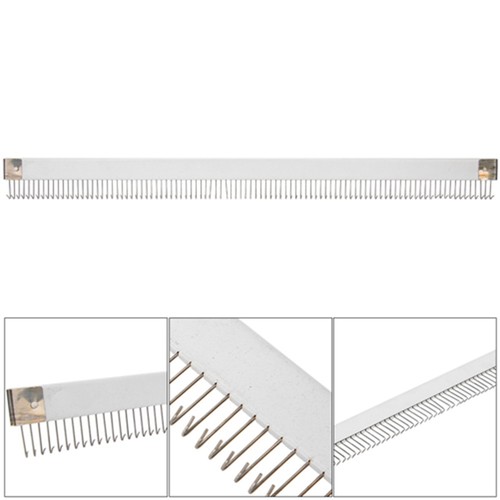Knitting machine cast comb - knitting, on