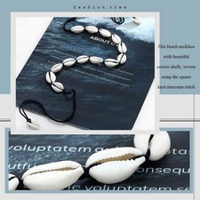 Natural Cowrie Shell Choker