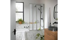 1400x840mm Folding Bath Shower