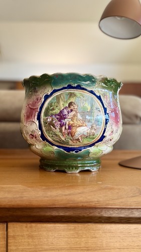 Very large antique jardiniere - antique,