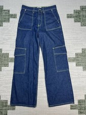 Ganni Wide Leg Cargo Jeans