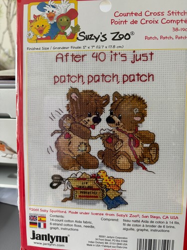 Janlynn cross stitch kit - janlynn, suzys