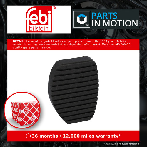 Clutch pedal pad fits - pedal, citroen