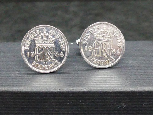 Pair 1944 sixpence - 1944,
