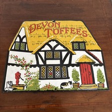 vintage DEVON TOFFEES enamel