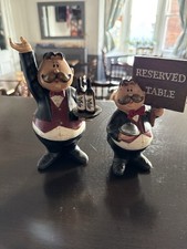 Vintage decorative waiter statues restaurants, cafés, wine bars quirky décor