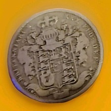 1825 SILVER HALFCROWN COIN