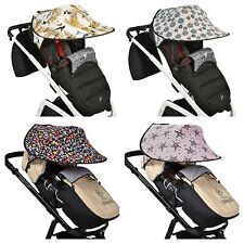 Universal Pushchair Stroller Pram Buggy Sun Shade Canopy Cover Assorted Designs