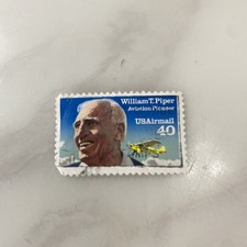 United States 1991 William T Piper 40c not Used VGC!!