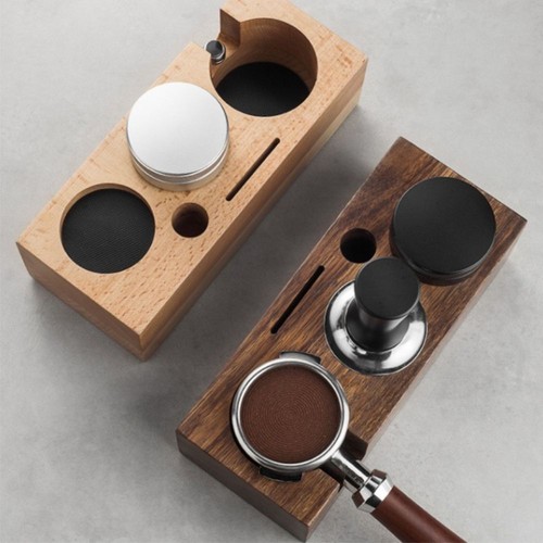 Wooden coffee tamper - in,