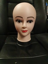 Brand New Pvc Plastic Female Mannequin Head For Display Hats Wigs Head Accessory
