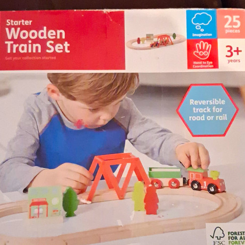 Tesco wooden starter - wooden, set