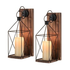 Candle Sconces Wall Decor: Set