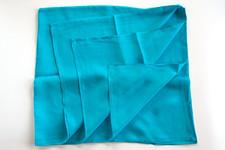 Turquoise Dyed Habotai Silk