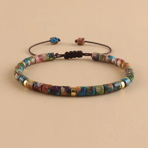 Beaded bracelet colourful - bracelet,
