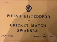 WELSH EISTEDDFOD. UNUSED 1926