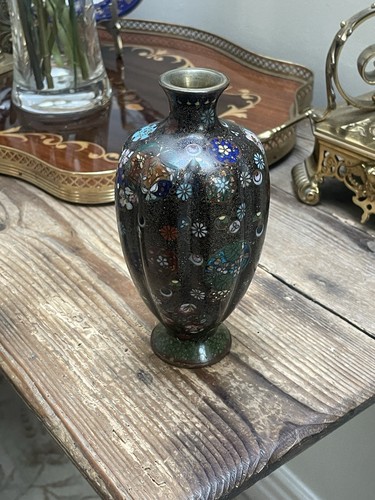 Japanese cloisonne vase