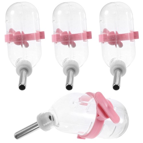 4pcs pink pet waterer guinea - pet,