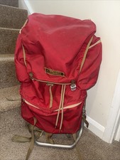 Vintage Karrimor Tote-Em Senior Large Metal Frame Red Backpack Rucksack