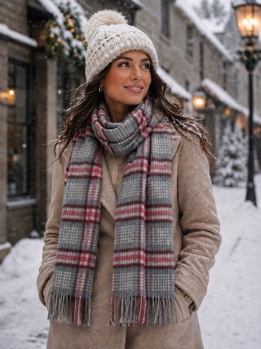 Brora cashmere plaid tartan - cashmere,