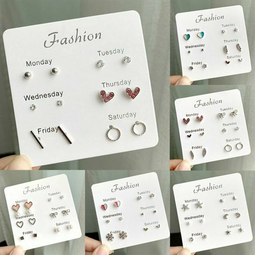 Pairs women cute earrings - pairs,